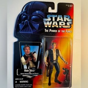 HAN SOLO • 1995 Star Wars Power of the Force 3¾” Action Figure.